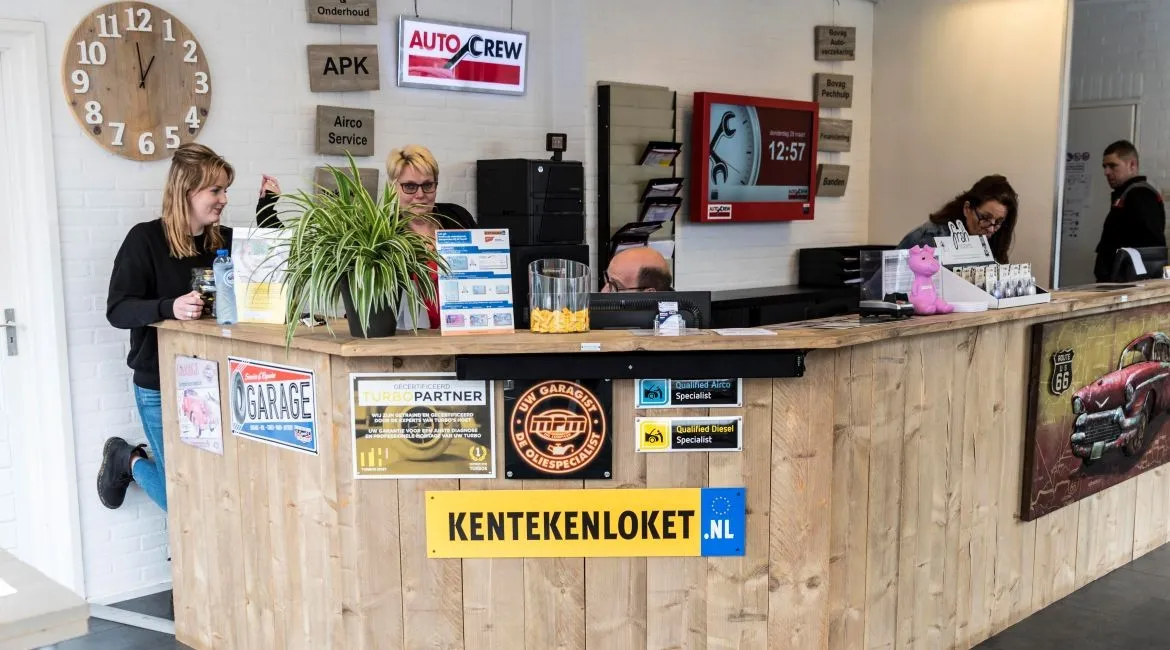 AC Autobedrijf Steyger receptie